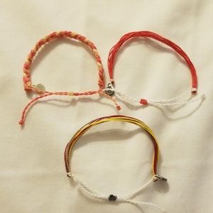 Set of 3 Pura Vida bracelets